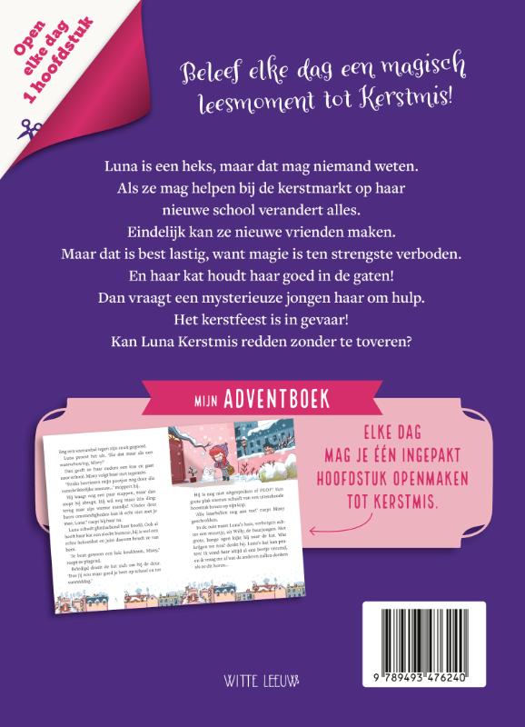 Achterkant van Mijn adventboek - Een betoverend kerstfeest