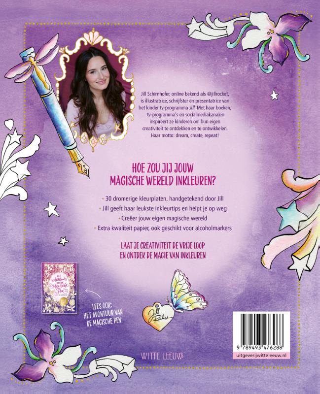 Achterkant van Het magische kleurboek