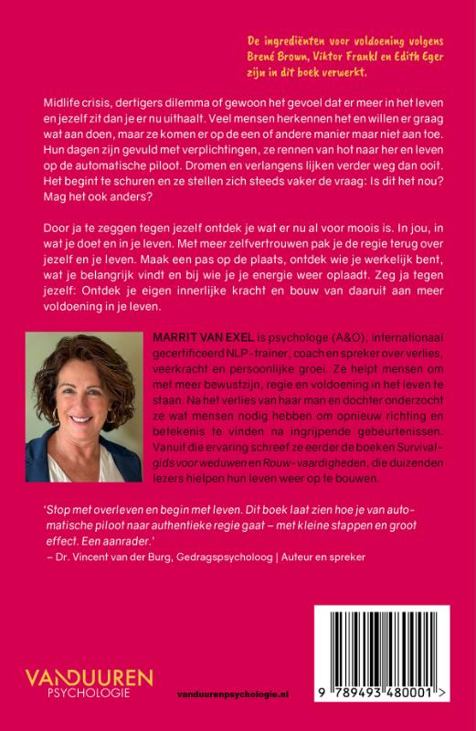 Achterkant van Wie ben je, wat wil je en met wie?