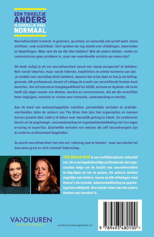 Achterkant van Een tikkeltje anders is eigenlijk heel normaal