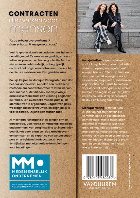 Achterkant van Contracten die werken voor mensen