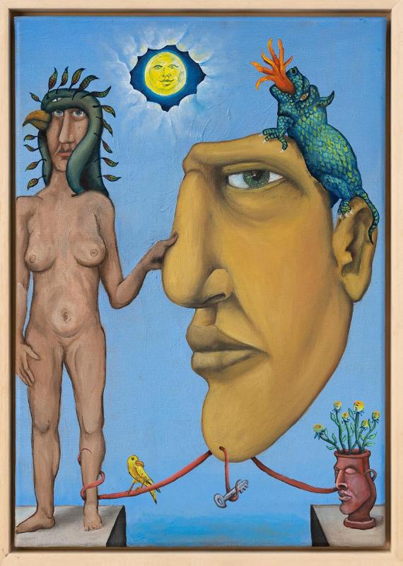 Achterkant van Tom Poelmans. A Spirit in Painting
