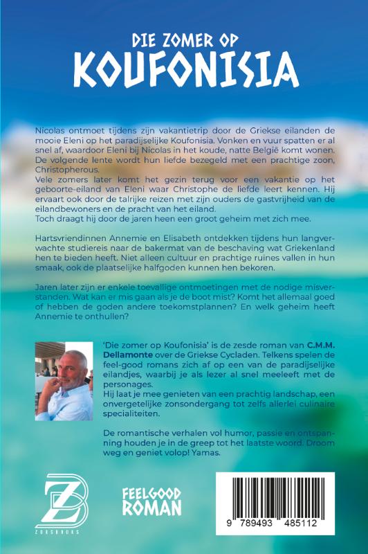 Achterkant van Die zomer op Koufonisia