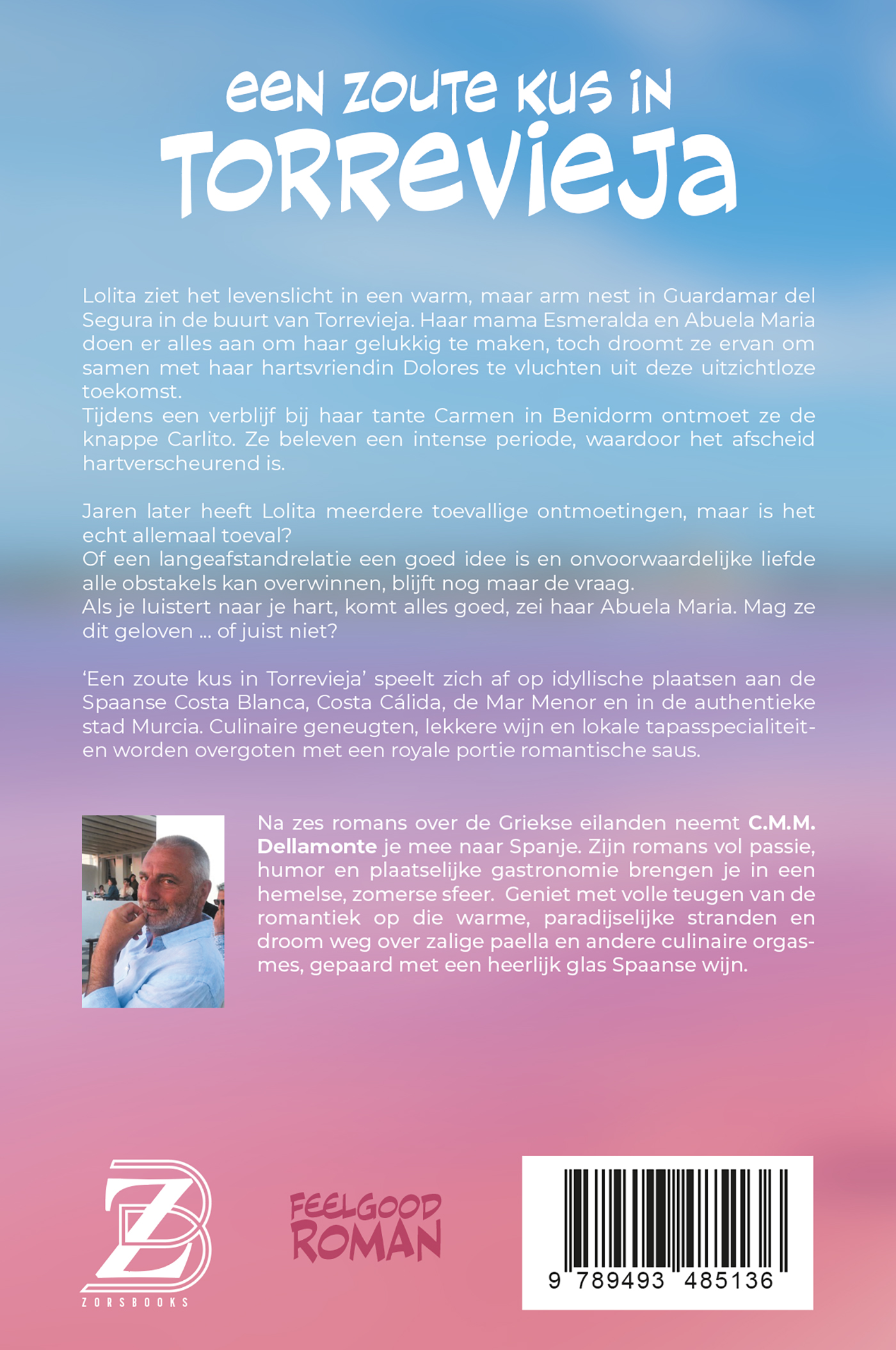 Achterkant van Een zoute kus in Torrevieja