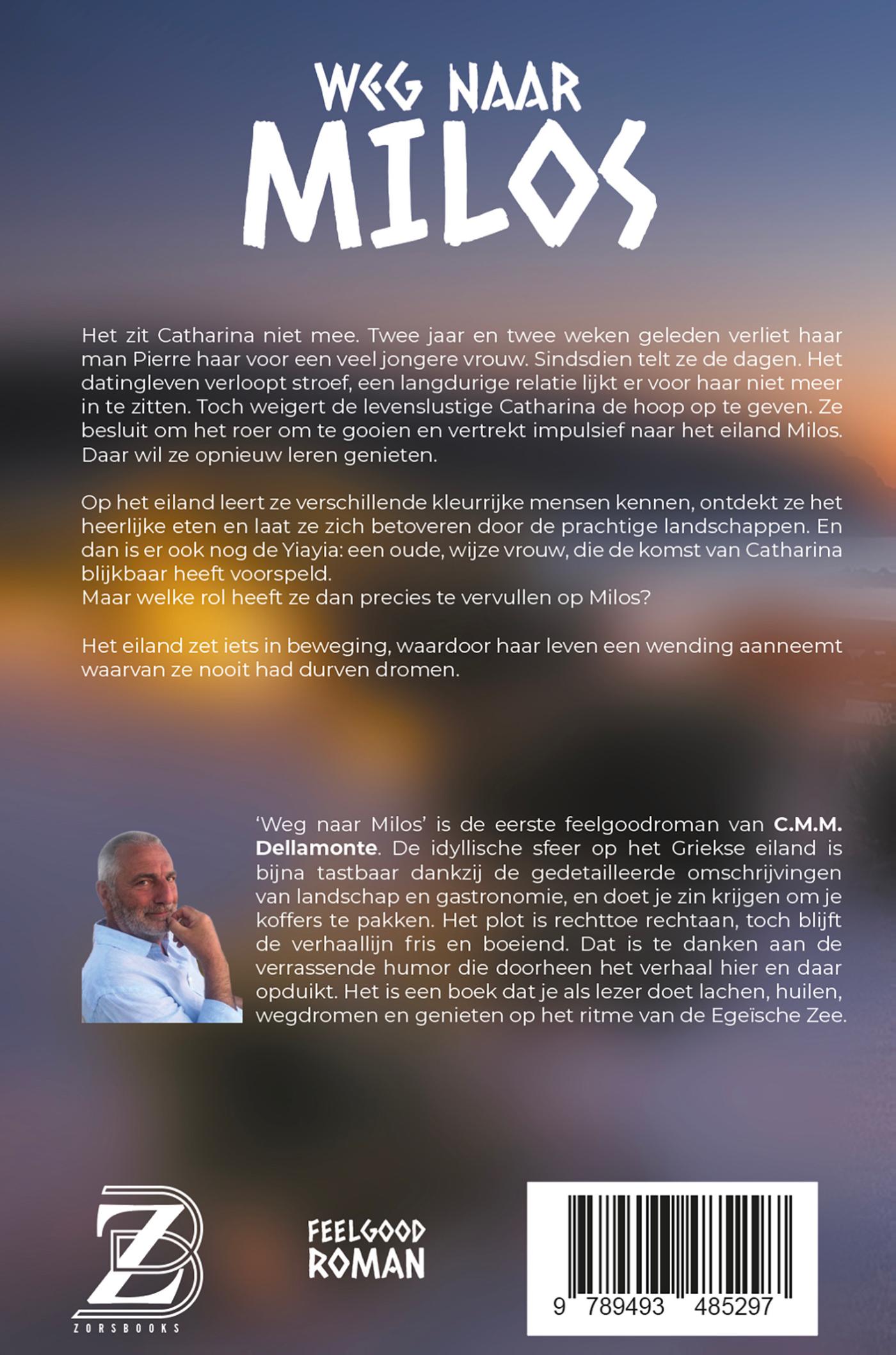 Achterkant van Weg naar Milos