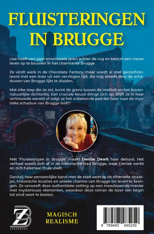 Achterkant van Fluisteringen in Brugge