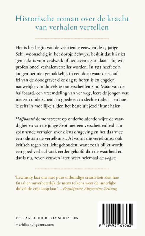 Achterkant van Halfbaard