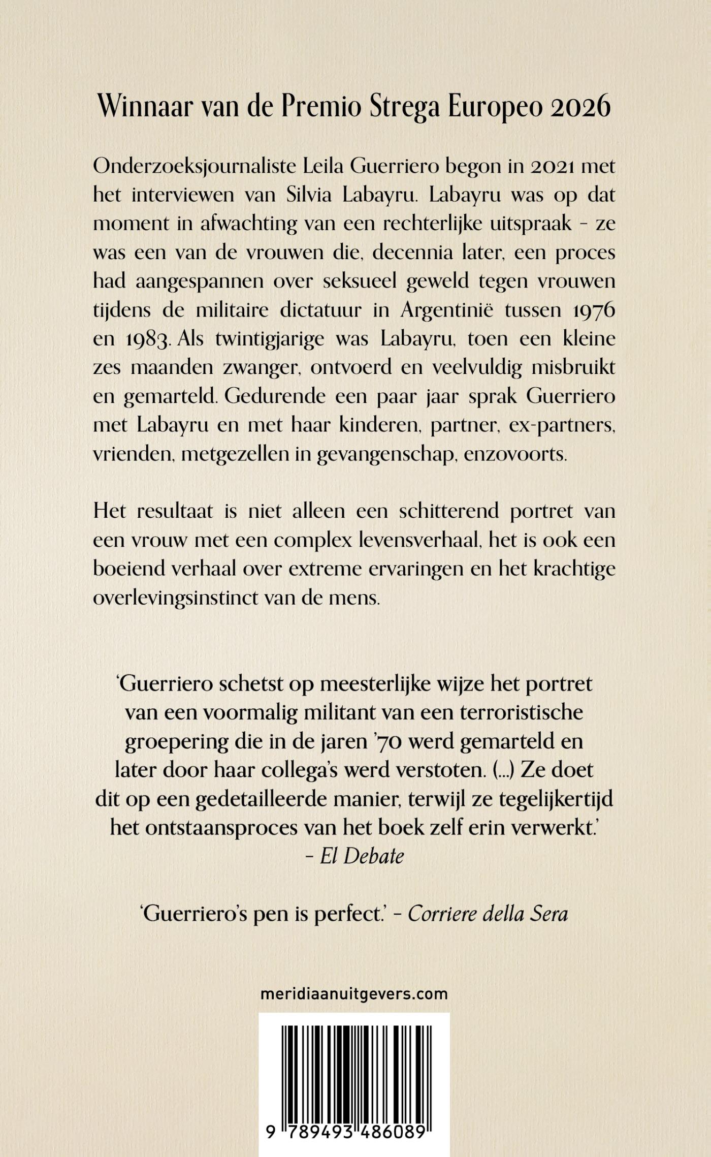 Achterkant van Aan de andere kant van de lijn