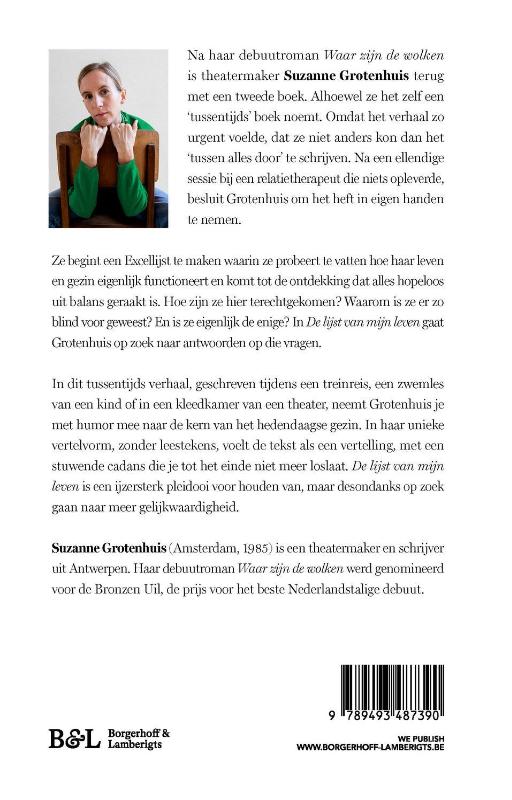 Achterkant van De lijst van mijn leven