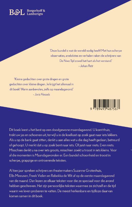Achterkant van Maandagavonden