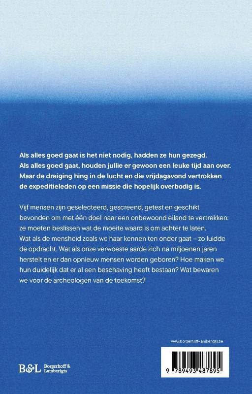 Achterkant van Als alles goed gaat