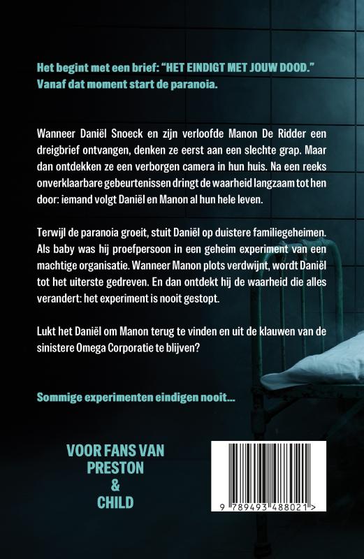 Achterkant van Het eindigt met jouw dood