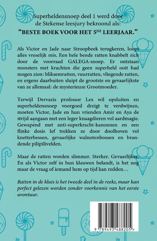 Achterkant van Ratten in de kluis (Met 3D boekenlegger in lenticulaire druk)