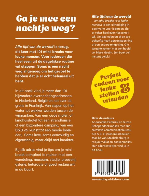 Achterkant van 101 mini-breaks voor leuke mensen