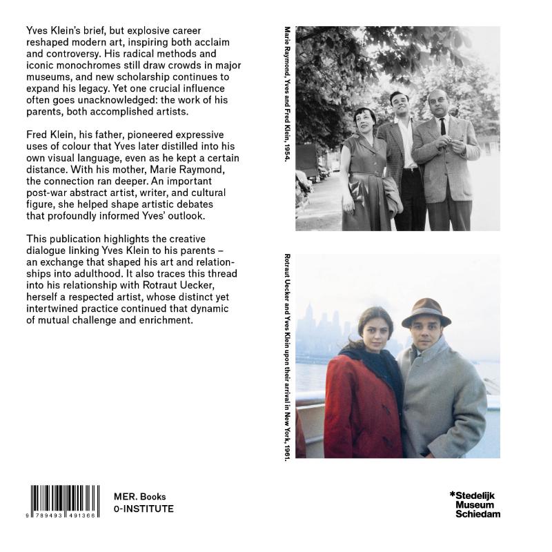 Achterkant van Yves Klein and his artist family: Fred, Marie and Rotraut