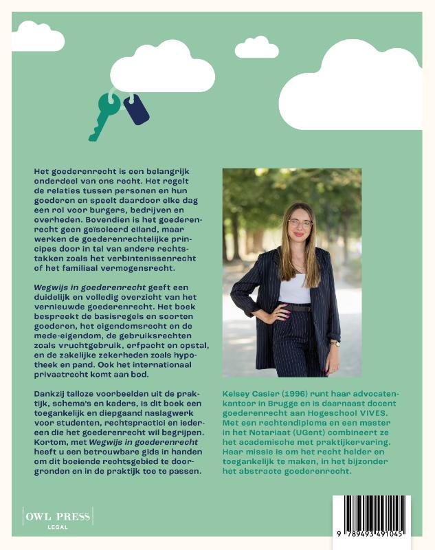 Achterkant van Wegwijs in goederenrecht