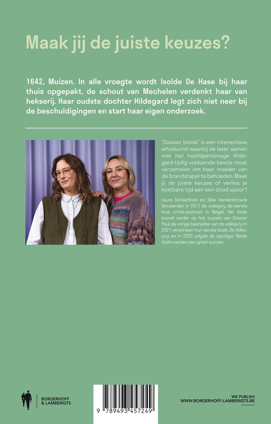 Achterkant van Dossier Isolde