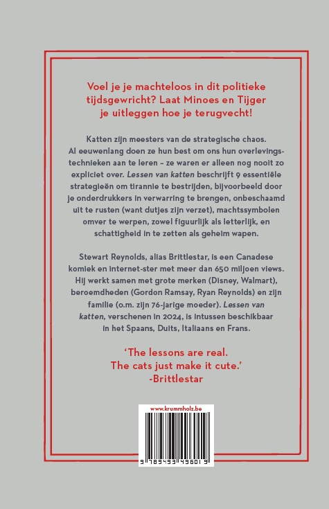 Achterkant van Lessen van katten om het fascisme te overleven