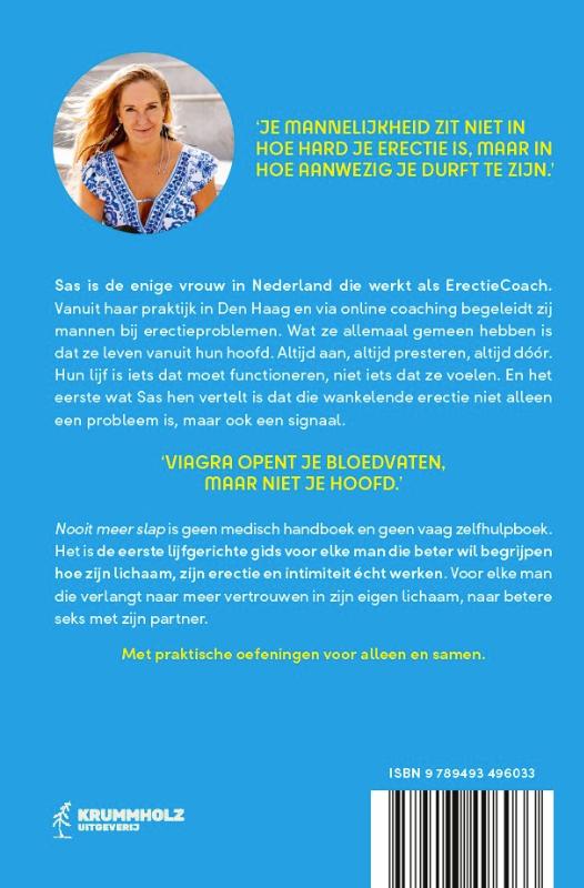 Achterkant van Nooit meer slap