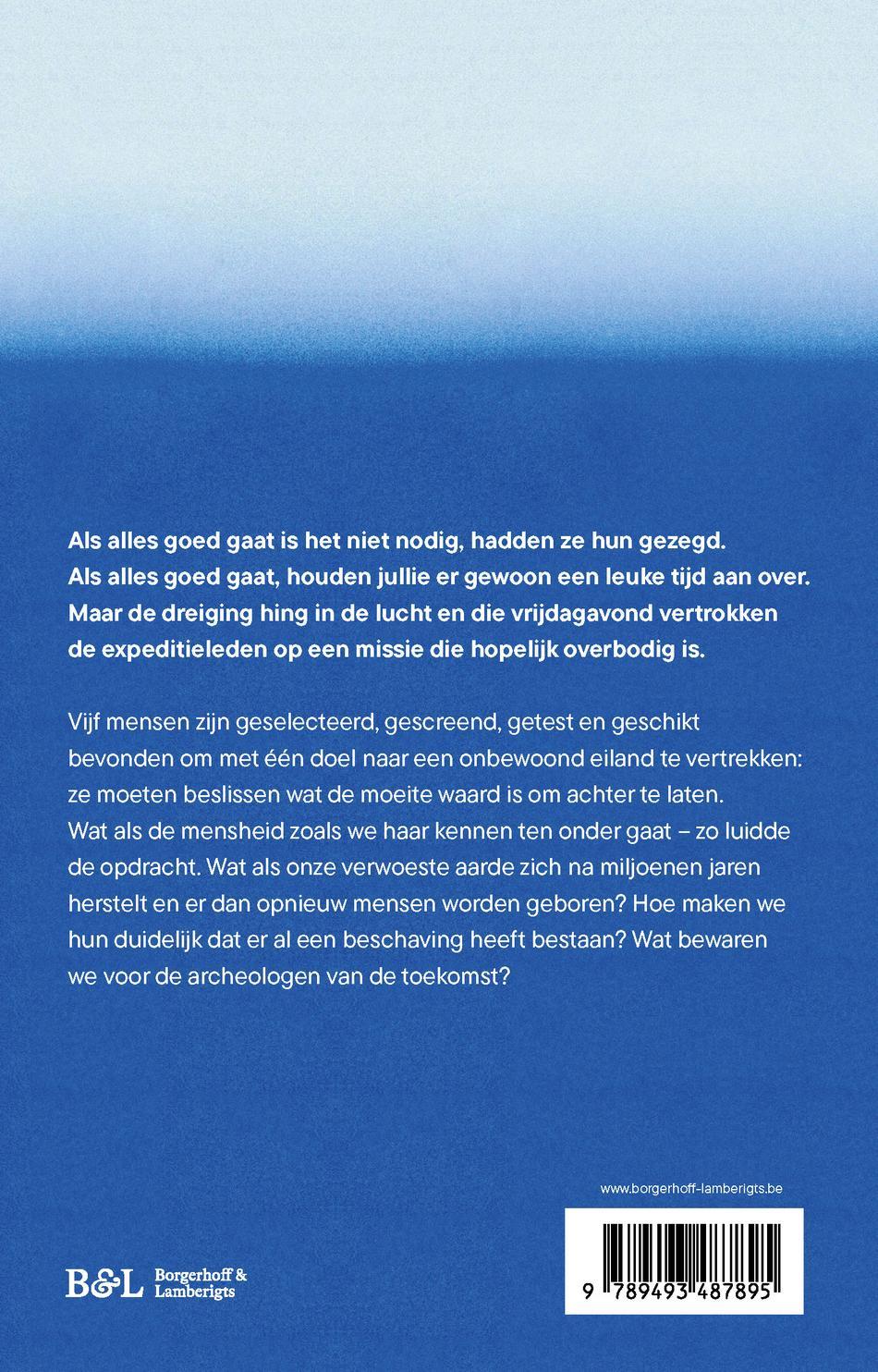Achterkant van Als alles goed gaat