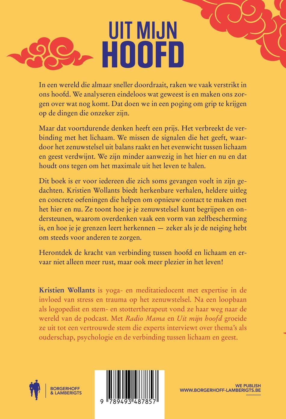 Achterkant van Uit mijn hoofd