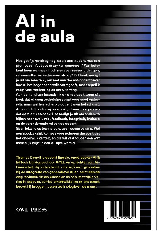Achterkant van AI in de aula
