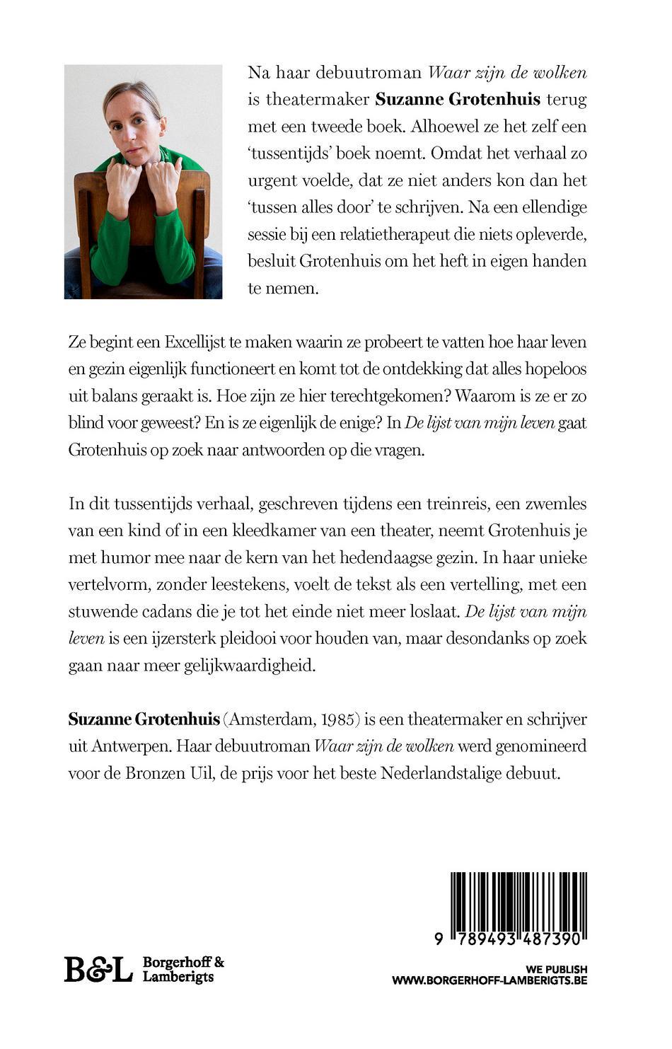 Achterkant van De lijst van mijn leven