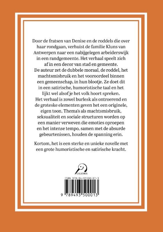 Achterkant van Denise Kluns