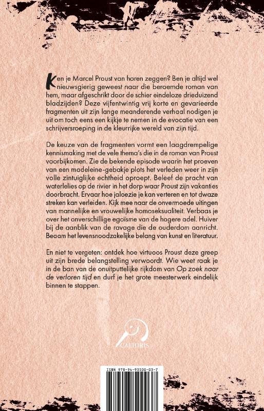 Achterkant van Op zoek naar de verloren tijd