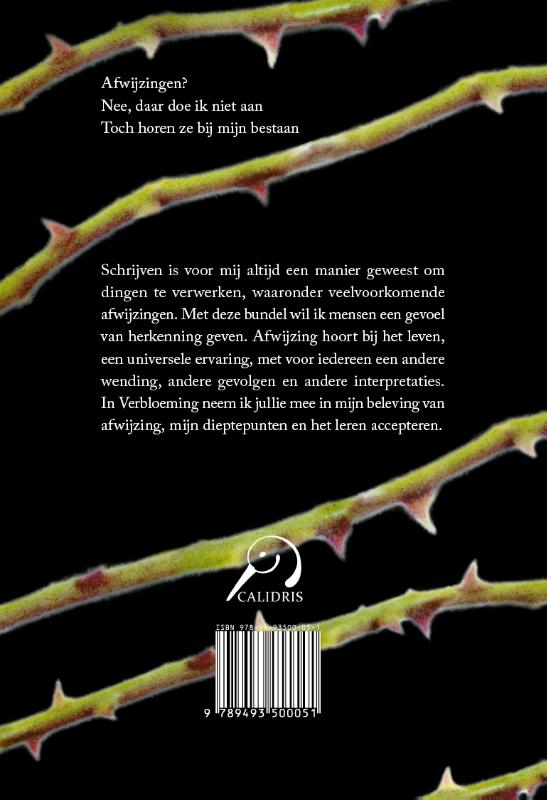 Achterkant van Verbloeming