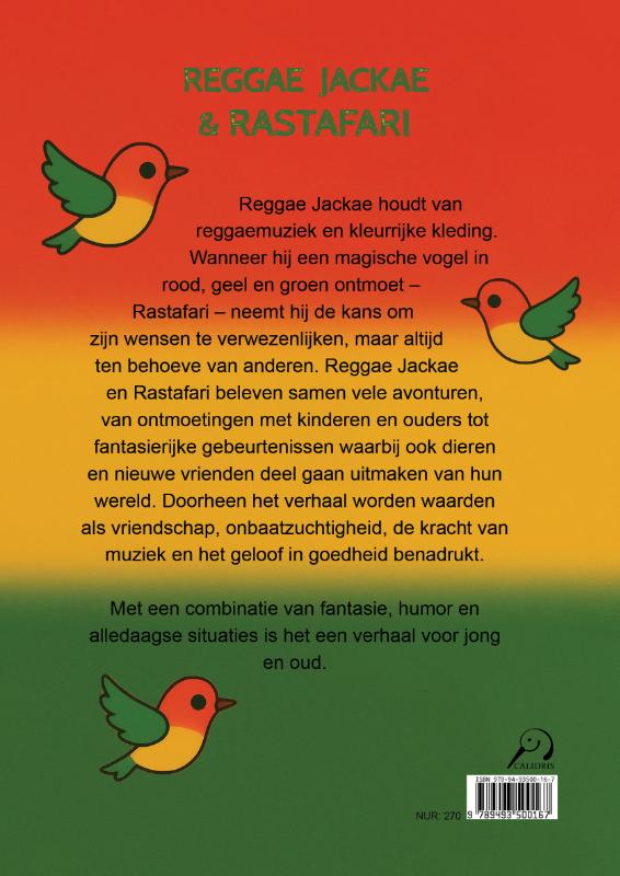 Achterkant van Reggae Jackae & Rastafari