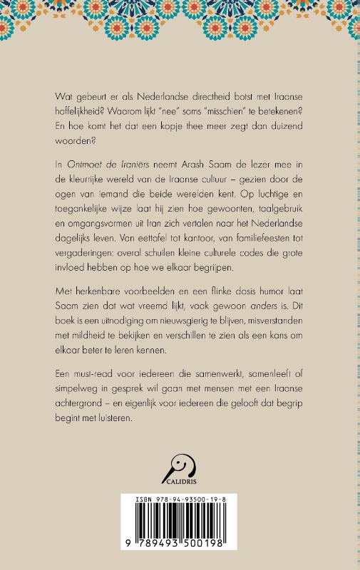 Achterkant van Ontmoet de Iraniërs