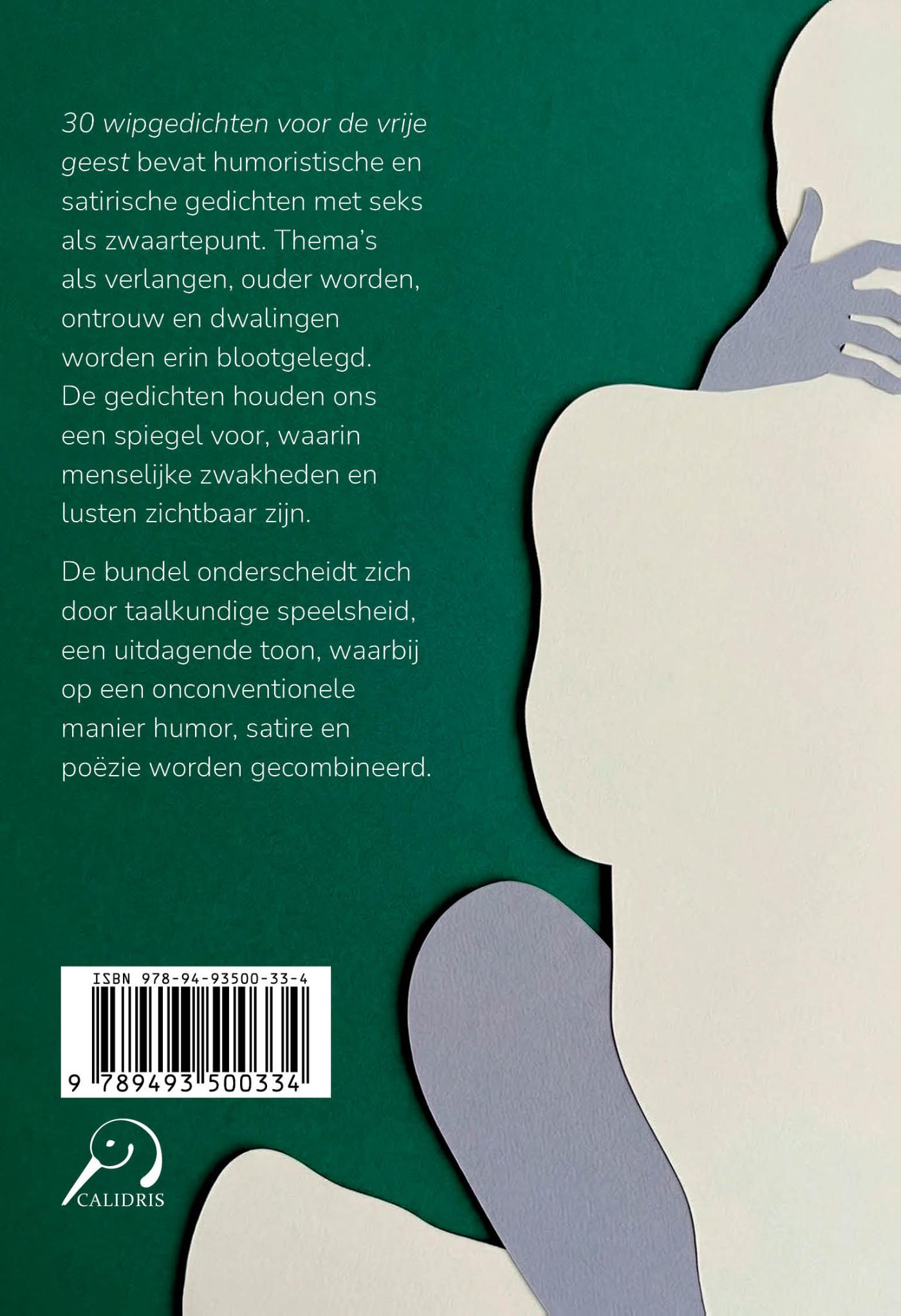 Achterkant van 30 wipgedichten voor de vrije geest