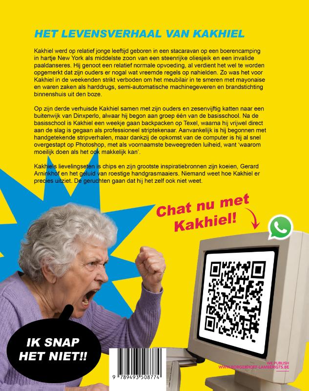 Achterkant van Kakhiel Kompleet