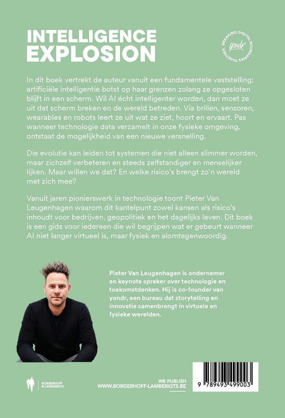 Achterkant van Intelligence Explosion