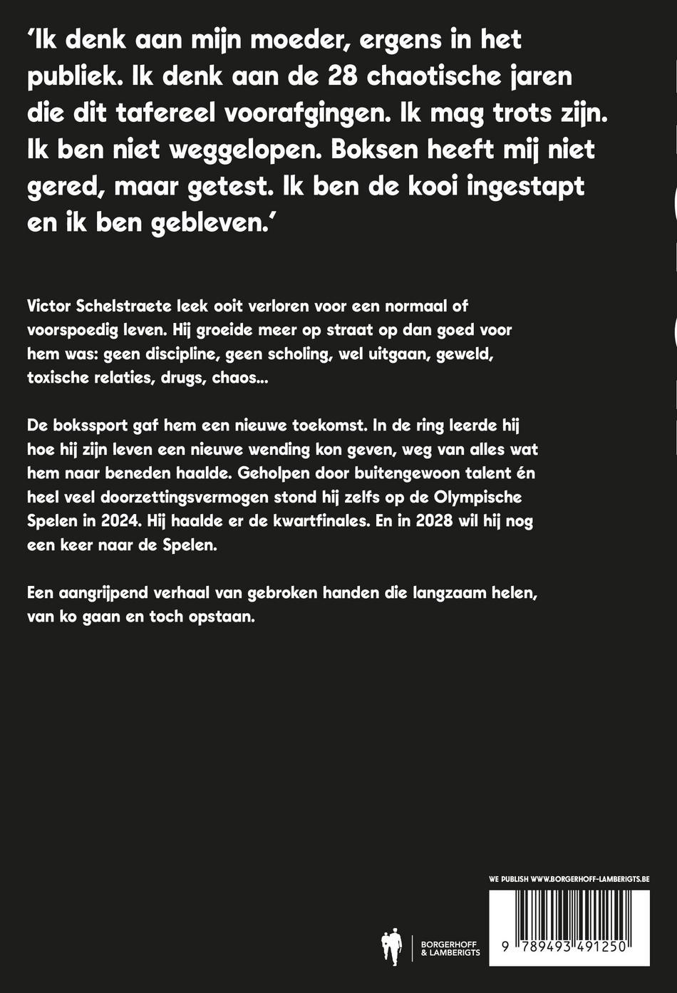 Achterkant van Victor