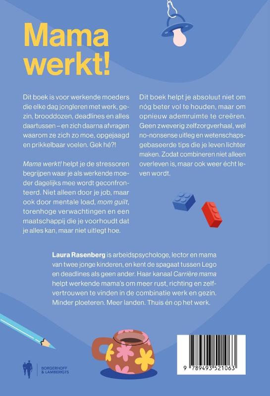 Achterkant van Mama werkt!