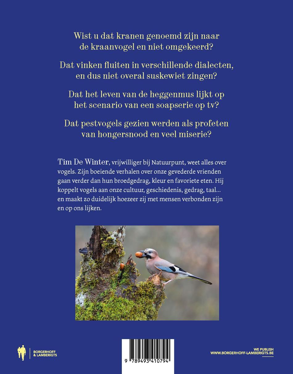 Achterkant van Want vogels zijn precies als mensen