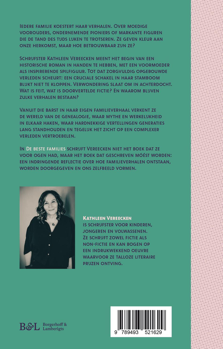 Achterkant van De beste families