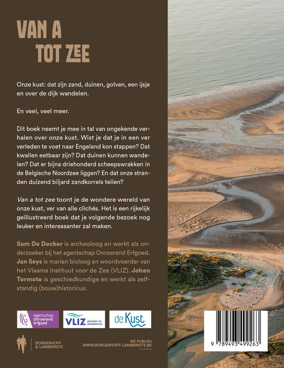Achterkant van Van a tot zee