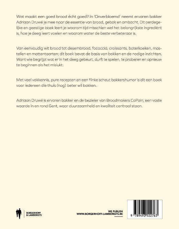 Achterkant van Onverbloemd