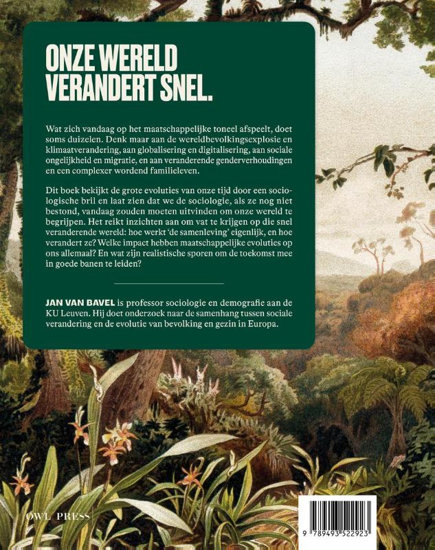 Achterkant van Sociologie van een veranderende wereld