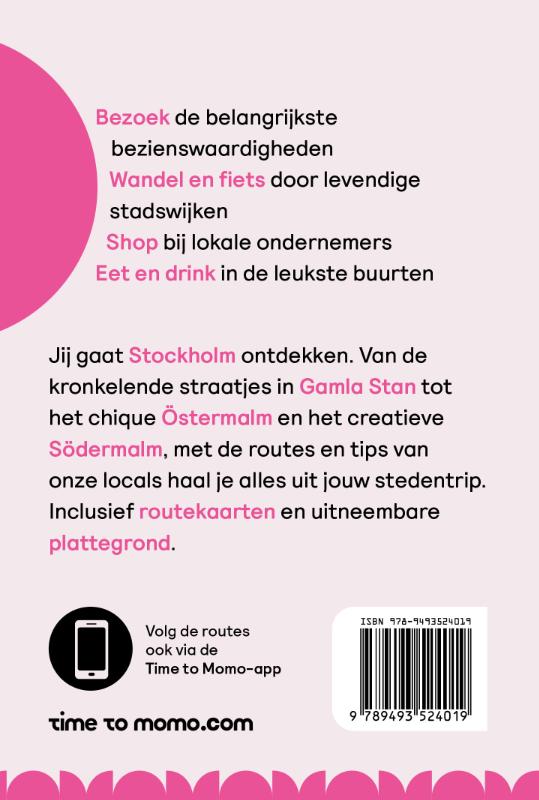 Achterkant van Time to Momo Stockholm