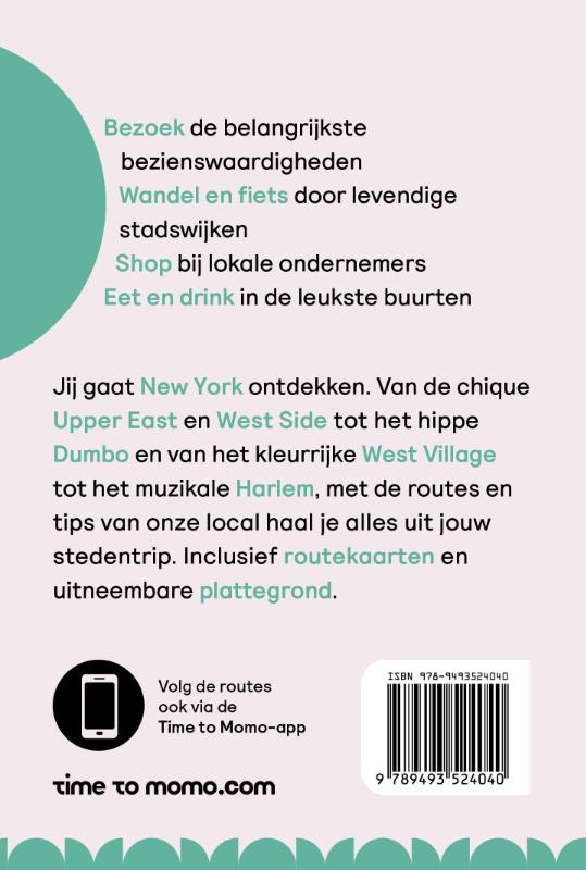 Achterkant van Time to Momo New York