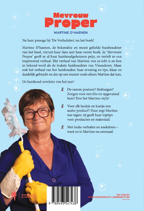 Achterkant van Mevrouw Proper