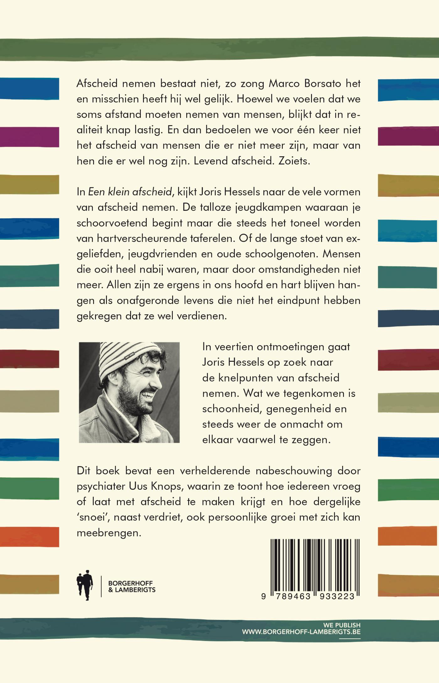 Achterkant van Een klein afscheid
