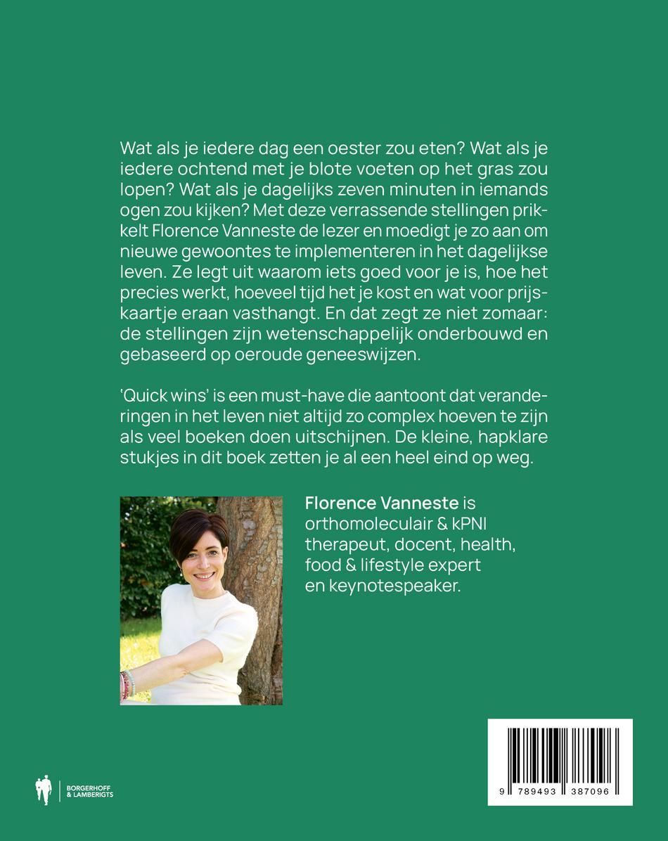 Achterkant van Quick wins