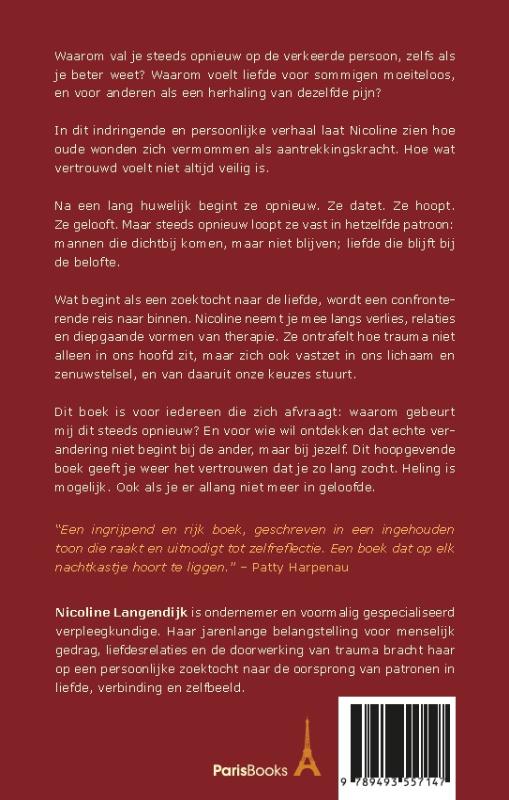 Achterkant van Trauma en de liefde