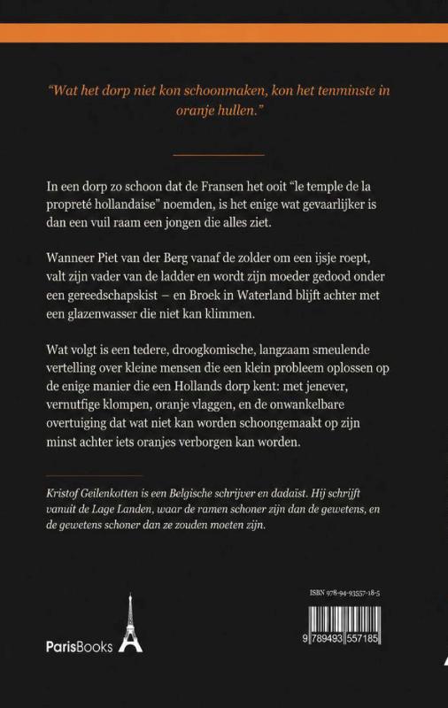 Achterkant van De Nederlandse Glazenwasser