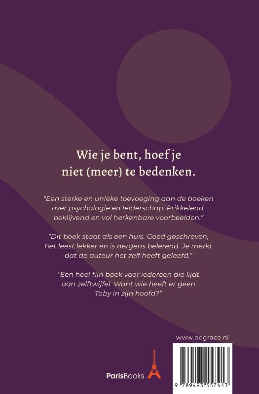 Achterkant van Wie denk je wel niet dat je bent